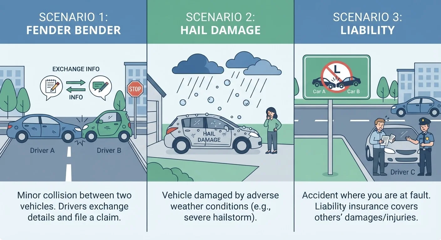 Liability, Collision, and Comprehensive: What Each Type of Auto Coverage Actually Covers