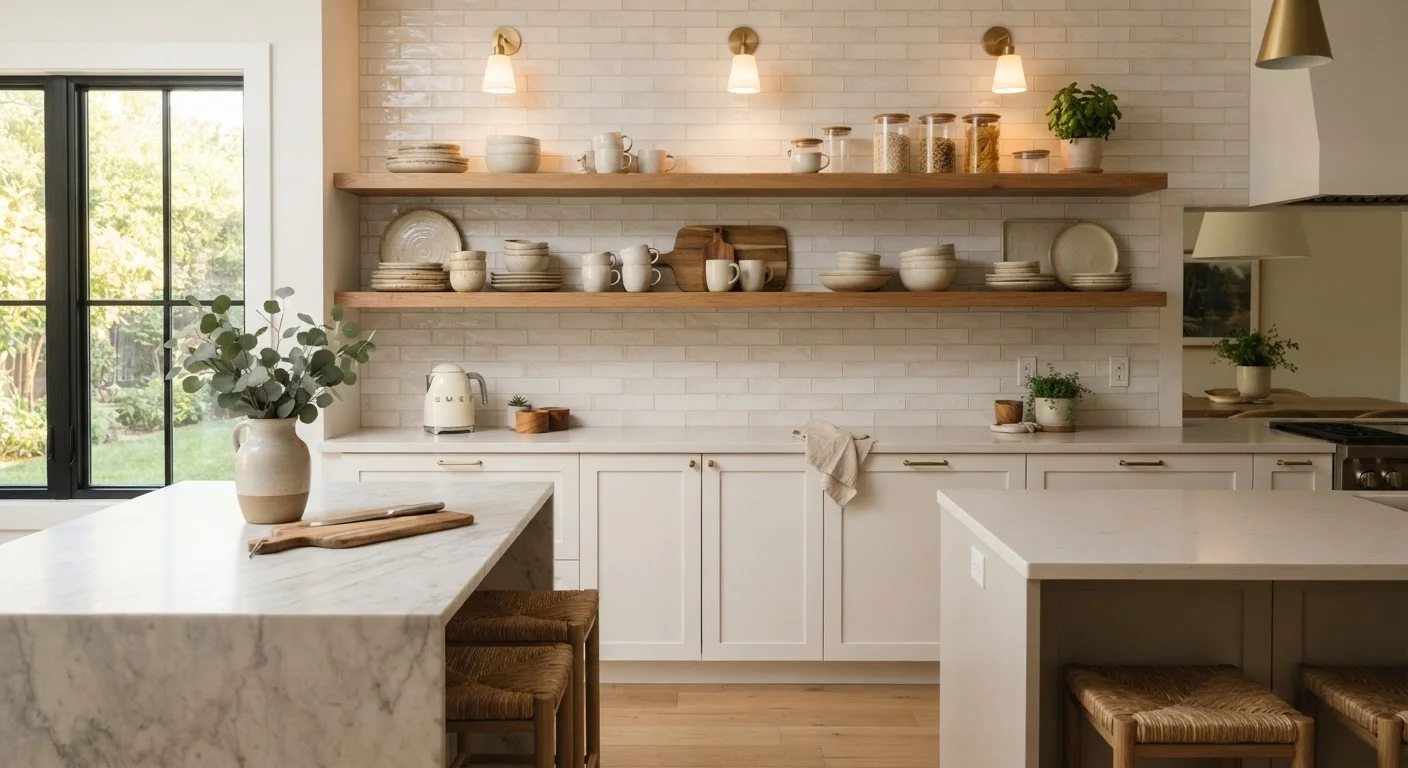 Open Shelving vs. Closed Cabinets: What Works Where