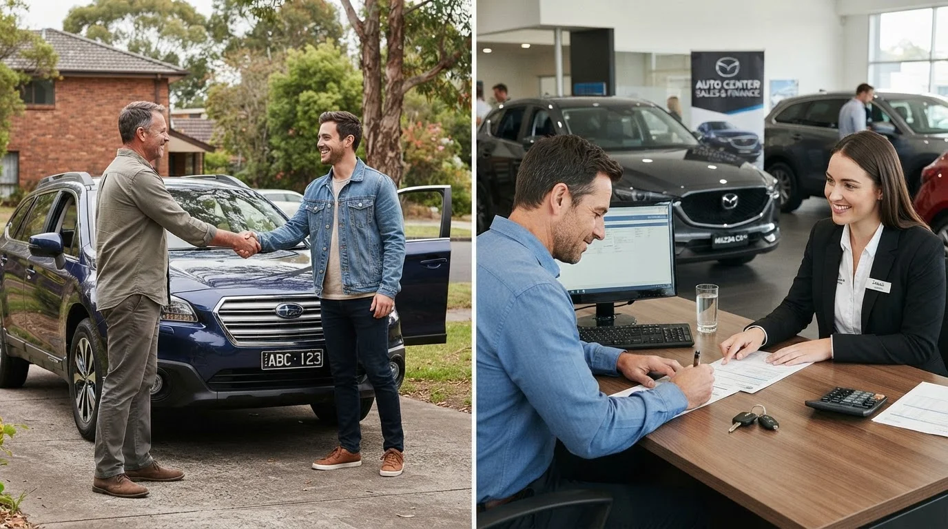 Selling a Car Privately vs. Trading It In at a Dealership