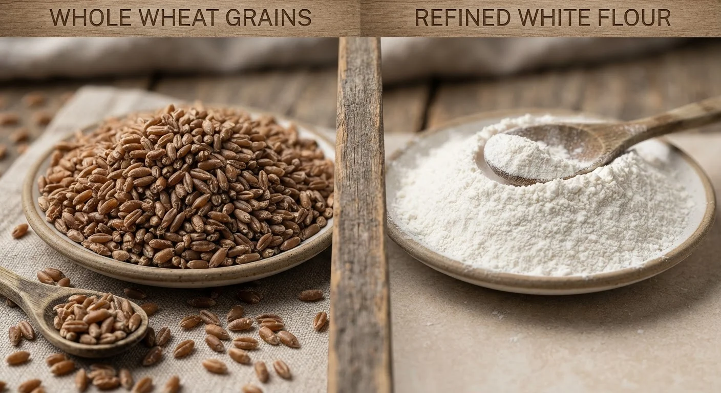 Whole Grains vs. Refined Grains: What Changes When Wheat Gets Processed